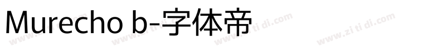 Murecho b字体转换